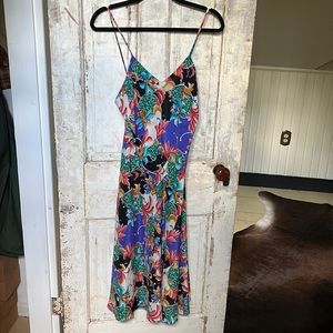 Small, silky Natori midi dress